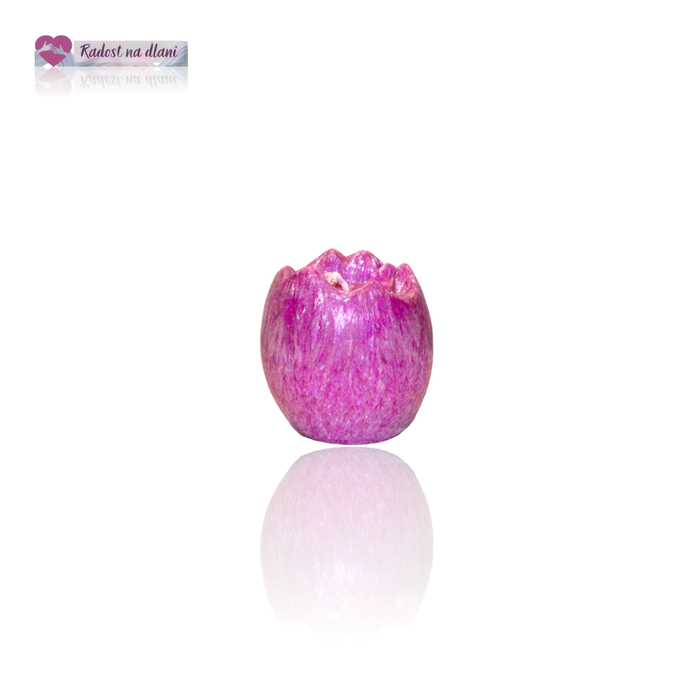 Svíčka - vajíčko 4,5cm - růžové