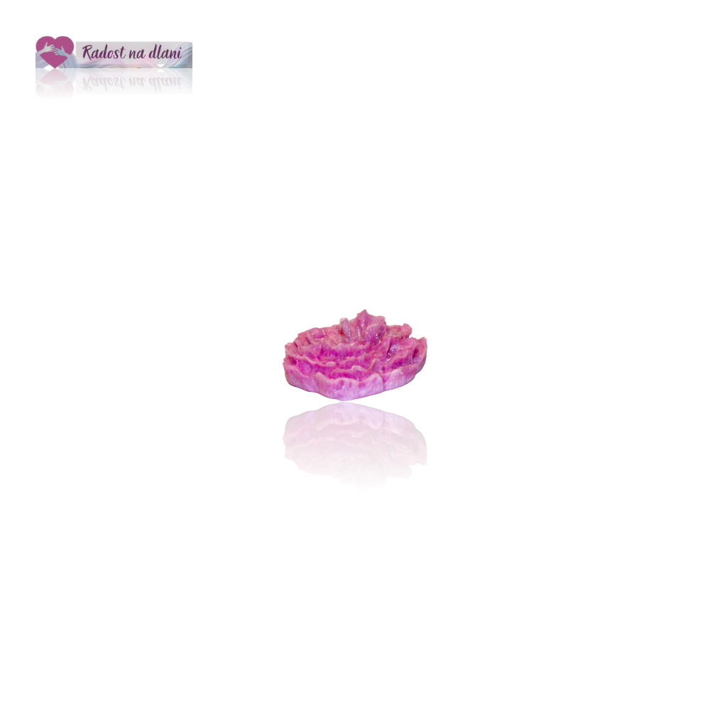 Svíčka - Plovoucí květ - 4cm -  růžová