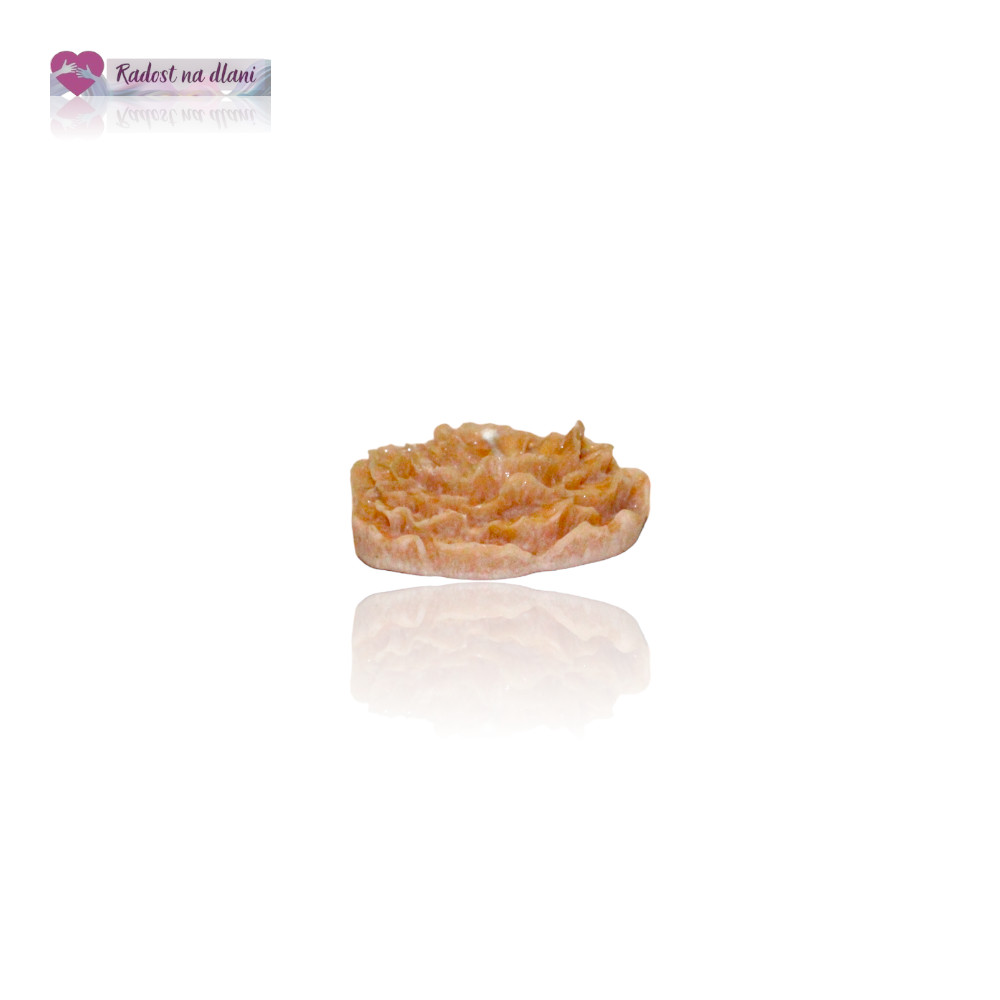 Svíčka - Plovoucí květ - 4cm - hněda