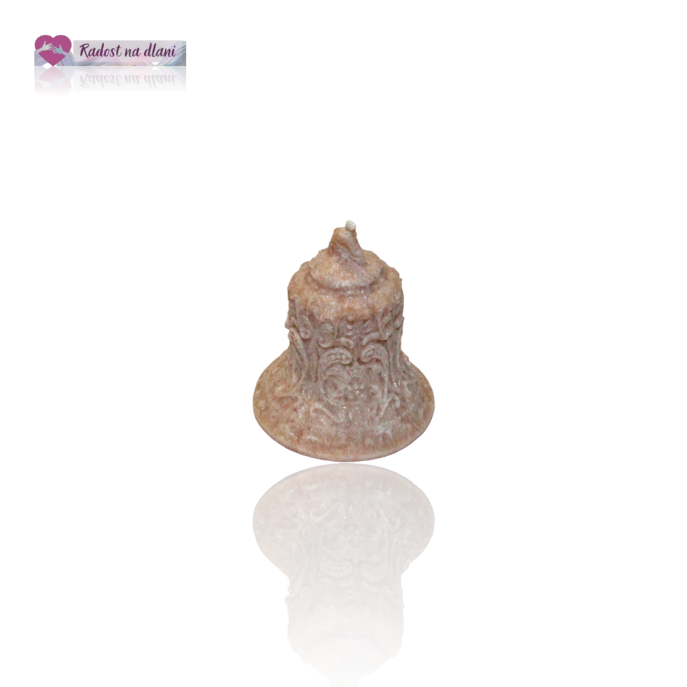 Svíčka - zvoneček 5,5cm -   hnědý