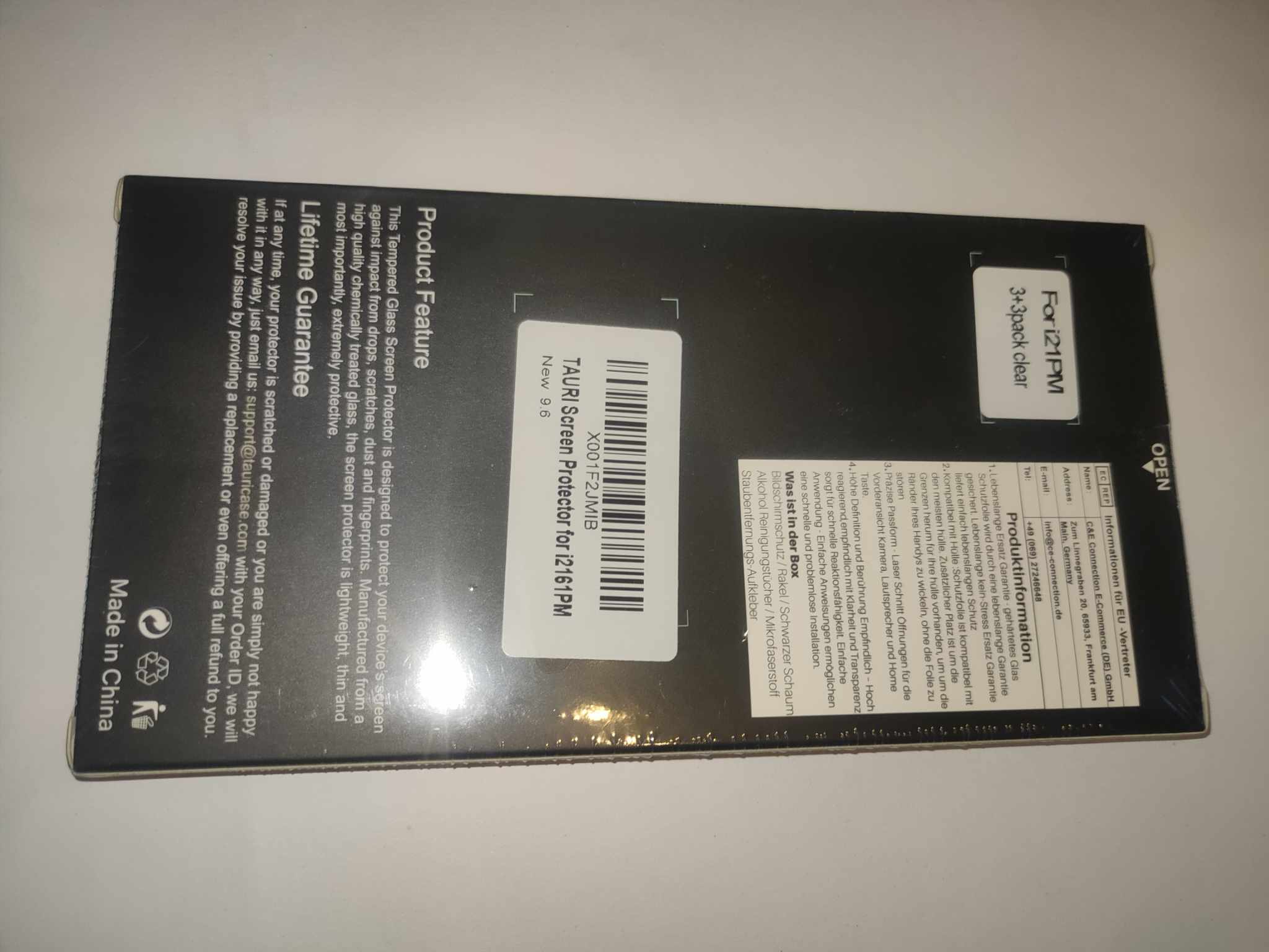 TAURI 6 kusů ochranné fólie kompatibilní s iPhone 13 Pro Max 