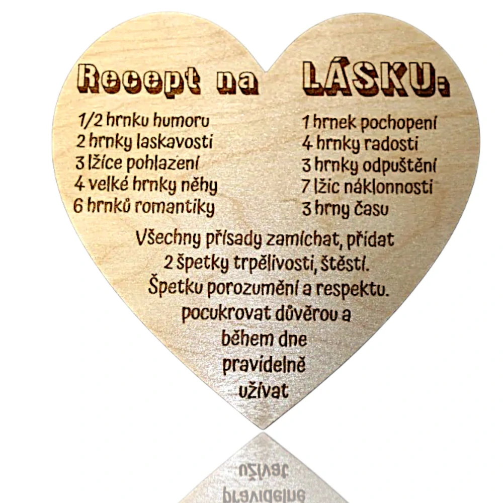 Recept Na Lásku" srdce