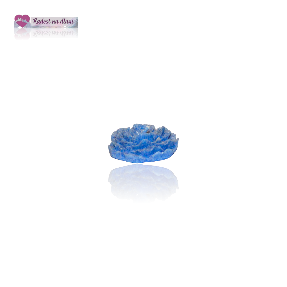 Svíčka - Plovoucí květ - 4cm - modrý