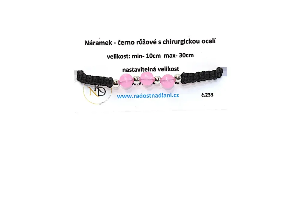 černo růžoví s chirirgickou ocelí 