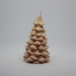 Svíčka - Stromek - 7,2cm - Hněný