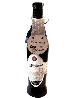 Visačka na lahev "Jen my dva a čas?"